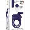 Adam & Eve's Silicone Remote Control Rabbit Ring - Purple Vibrators