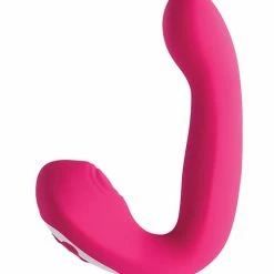 Evolved Novelties Vibrators Evolved Buck Wild Come Hither Dual End Massager - Pink
