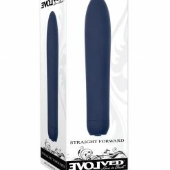 Evolved Novelties Vibrators Evolved Straight Forward Vibrator - Blue