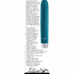 Evolved Novelties Evolved Super Slim Wand - Teal