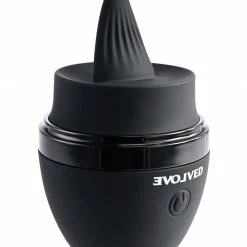 Evolved Novelties Vibrators Evolved Tongue Tied Flicking Massager - Black