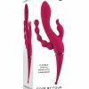 Gender X Four By Four Vibrator - Burgundy