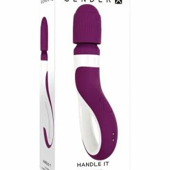 Gender X Handle It Wand - Purple-white Vibrators