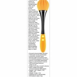 Vibrators Gender X Sunflower Double Ended Vibe - Yellow
