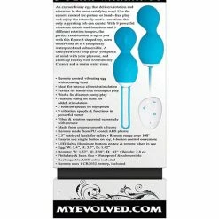 Evolved Novelties Sexual Enhancers For Couples Evolved Twistin The Night Away Kegel Rechargeable - Blue