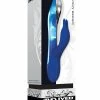 Evolved Novelties Evolved Bunny Bright Light Up Metallic Vibrator - Dark Blue