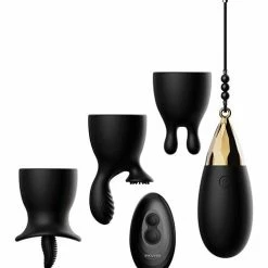 Evolved Novelties Evolved Egg Citement Rechargeable Bullet - Black-Gold