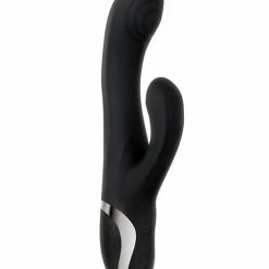 Evolved Novelties Vibrators Evolved Extreme Rumble Rabbit Dual Stim Rechargeable - Black