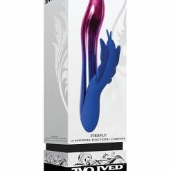Evolved Novelties Evolved Firefly Dual Stim - Blue Vibrators