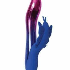 Evolved Novelties Evolved Firefly Dual Stim - Blue Vibrators