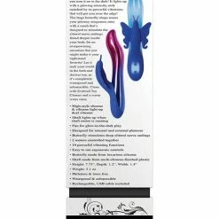 Evolved Novelties Evolved Firefly Dual Stim - Blue Vibrators