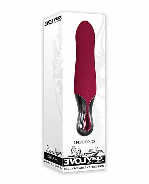 Evolved Novelties Vibrators Evolved Inferno Vibe - Burgundy
