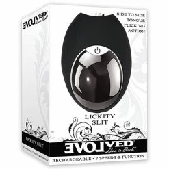 Evolved Novelties Evolved Lickity Slit Oral Massager - Black