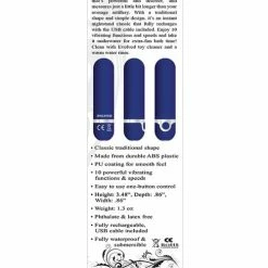 Evolved Novelties Evolved My Blue Heaven Rechargeable Bullet - Blue Vibrators
