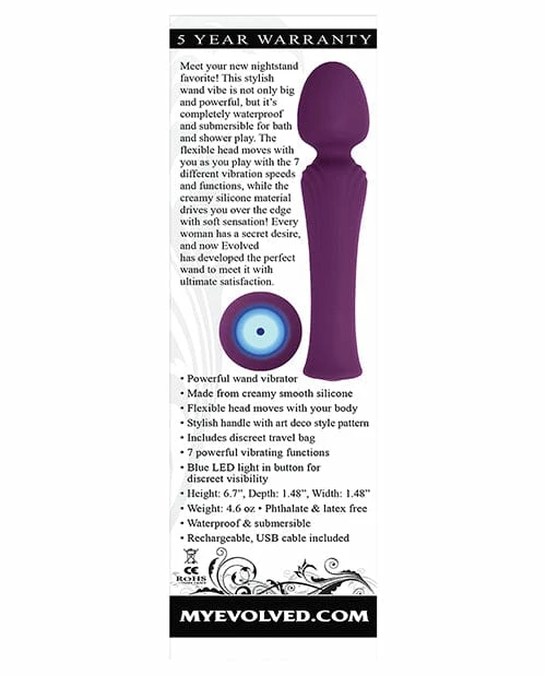 Evolved Novelties Vibrators Evolved My Secret Wand - Purple