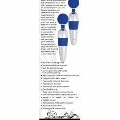 Evolved Novelties Vibrators Evolved On The Dot Wand - Blue