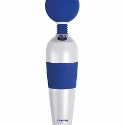 Evolved Novelties Vibrators Evolved On The Dot Wand - Blue