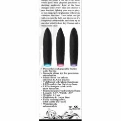 Evolved Novelties Evolved On The Spot Bullet - Black Vibrators