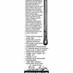 Evolved Novelties Vibrators Evolved Pen Pal Vibe - Black