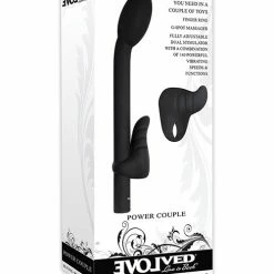 Evolved Novelties Evolved Power Couple Kit - Black Vibrators