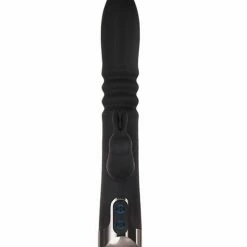 Evolved Novelties Vibrators Evolved Rapid Rabbit Thrusting Dual Vibe - Black