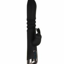 Evolved Novelties Vibrators Evolved Rapid Rabbit Thrusting Dual Vibe - Black