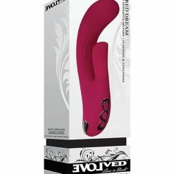 Evolved Novelties Evolved Red Dream Dual Stim - Burgundy