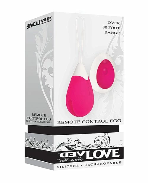 Evolved Novelties Evolved Remote Control Egg - Pink Vibrators