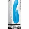 Evolved Novelties Evolved Sea Breeze Bunny Rechargeable Dual Stim - Blue Vibrators