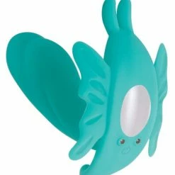 Evolved Novelties Evolved The Butterfly Effect Rechargeable Dual Stim - Teal Vibrators