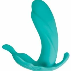 Evolved Novelties Evolved The Butterfly Effect Rechargeable Dual Stim - Teal Vibrators