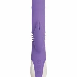 Evolved Novelties Evolved Thick & Thrust Bunny Dual Stim Rechargeable - Purple