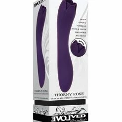 Evolved Novelties Evolved Thorny Rose Dual End Massager - Purple Vibrators