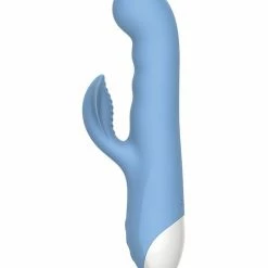 Evolved Novelties Evolved Thump N Thrust Rechargeable Dual Stim - Blue
