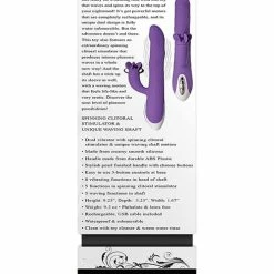 Evolved Novelties Vibrators Evolved Tilt O Whirl Dual Stim - Purple