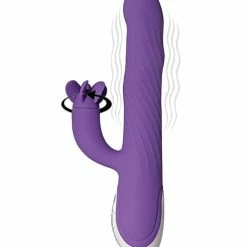 Evolved Novelties Vibrators Evolved Tilt O Whirl Dual Stim - Purple