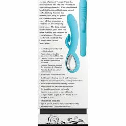 Evolved Novelties Vibrators Evolved Triple Infinity - Teal