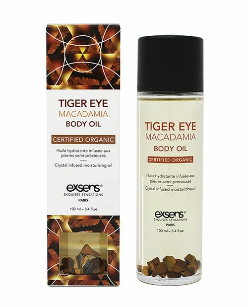 Lubes Exsens Organic Body Oil With Stones