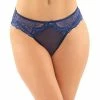 Fantasy Lingerie Cassia Crotchless Lace & Mesh Panty