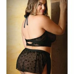 Fantasy Lingerie Curve Nova Star Halter Top & Shorts