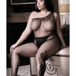 Fantasy Lingerie Sheer Fantasy Before Dawn Off The Shoulder Bodystocking