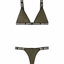 Fantasy Lingerie Vibes Boss Bitch Bralette & Thong Panty