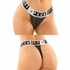 Fantasy Lingerie Vibes Buddy Fuck Off Lace Boy Brief & Lace Thong