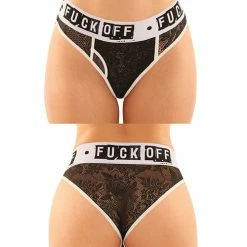 Fantasy Lingerie Vibes Buddy Fuck Off Lace Boy Brief & Lace Thong