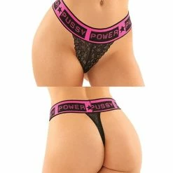 Fantasy Lingerie Vibes Buddy Pack Pussy Power Micro Brief & Lace Thong