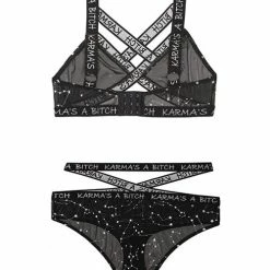 Fantasy Lingerie Vibes Karma's A Bitch Bralette & Cutout Panty