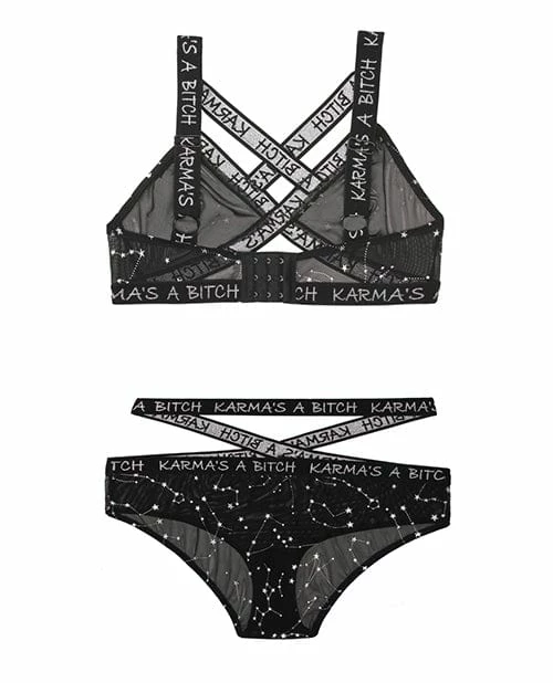 Fantasy Lingerie Vibes Karma's A Bitch Bralette & Cutout Panty