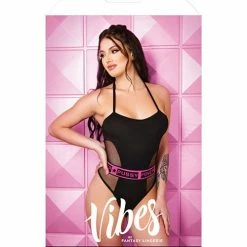 Fantasy Lingerie Vibes Pussy Power Micro-net Playsuit