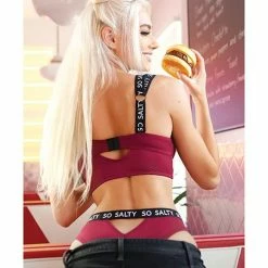 Fantasy Lingerie Vibes So Salty Long Line Bra & Cheeky Panty