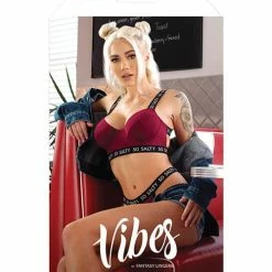 Fantasy Lingerie Vibes So Salty Soft Cup Bralette & Thong